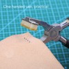 French Angled Chisel Punch Pliers Double Lever Replaceable Head High