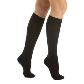 Relaxsan M2050 (Black, Sz.2) Cotton medical compression knee high socks - Class 2 (23-32 mmHg)