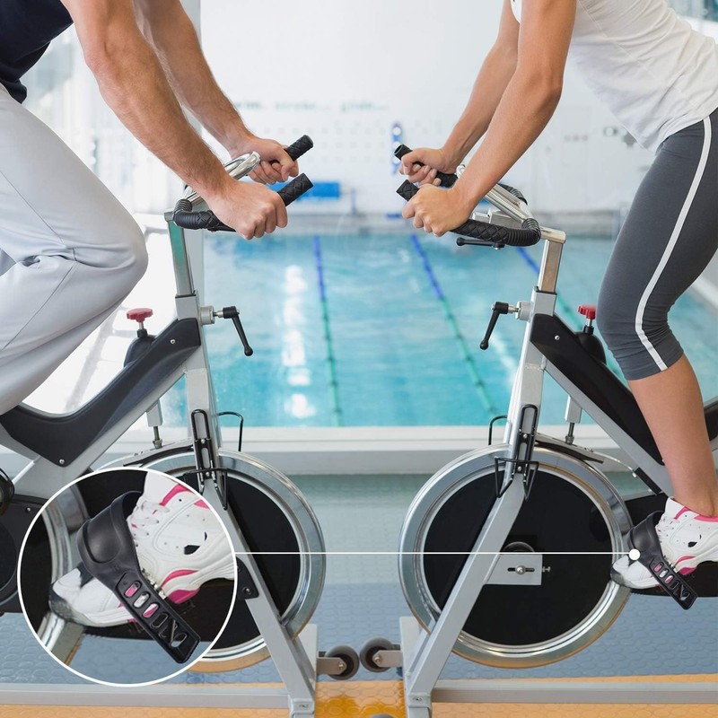 Universal Pedal Strapfor Exercise Cycle Home or Gym,2Pcs Adjustable Length