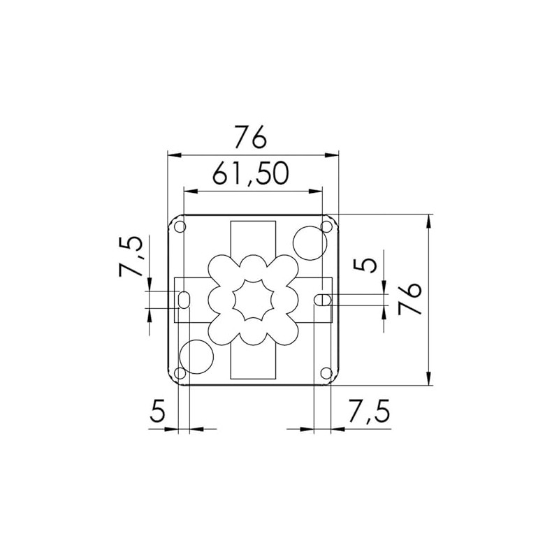 Wiska 10111273 Combi 108 BK 3-221-413 Combi 108 Junction Box,