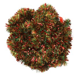 VEYLIN 10 Meter Xmas Tinsel Mixed Colors Tinsel Garland for Christmas tree Decoration