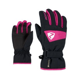 Ziener Children's Lago GTX Glove Junior Ski Gloves, Winter Sports | Waterproof, Breathable, black., pink, 5