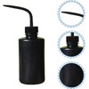 Botella de Lavado de Pestañas 250ml Negra, Plástico Flexible, 4