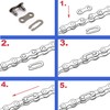 RUNCC-YUN Pack of 20 1 Speed Bicycle Chain Links, Bicycle