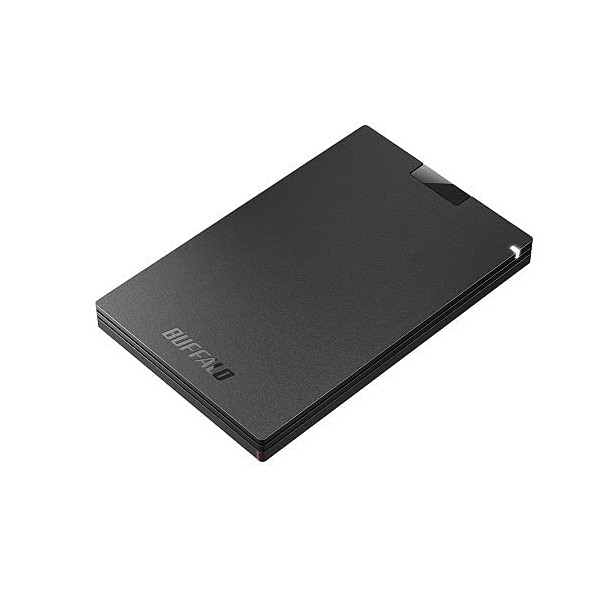 Buffalo SSD-PG1.0U3-BC USB3.2 (Gen1) Portable SSD Type-A 1.0TB Black