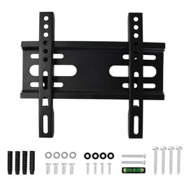 TV Wall Mount, Tiltable TV Wall Mount, Universal TV Mount for 14-42 Inch Flat & Curved LED, LCD, OLED, Plasma TVs up to 30 kg