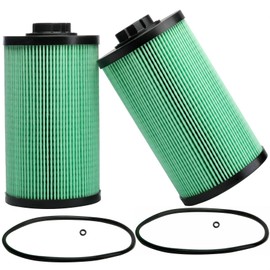 2 Pcs BAIZHIHUA 8982402790 Fuel Filter Replaces 8-98240279-0 WF10109 Compatible With Isuzu (tier 4-stage 3b) for 4le2 Engines