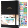 Poluma Medium Black Budget Planner 12 Month Money Management Organizer