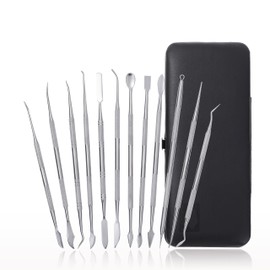 【Professional Modeler Supervision】Aurochs Spatula Modeling Spatula Stainless Steel 12-Piece Tool Set Clay Craft Putty Spatula Figure Sculpey