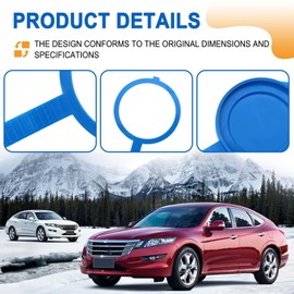 SYudwen 38513-SC4-672 Windshield Wiper Washer Fluid Reservoir Cap, Compatible with Honda Odyssey 2012-2017 Crosstour 2013-2015 CR-V 2013 MDX 2001-2009 RDX 2007-2018 ILX Hybrid 2013-2014 etc