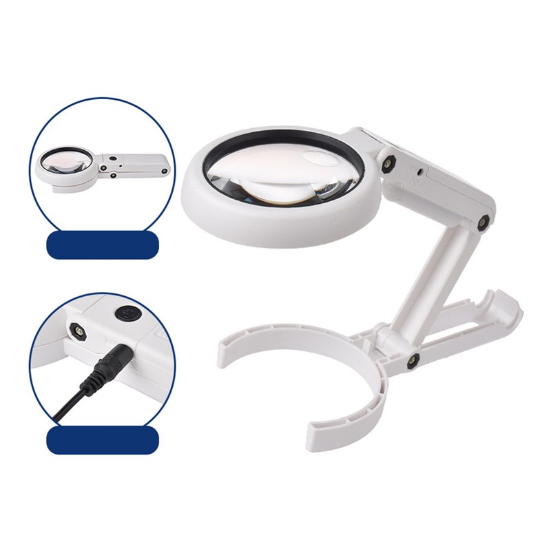 11 X 5 Magnifying Glass Magnifying Desk Lamp Magnifier LED