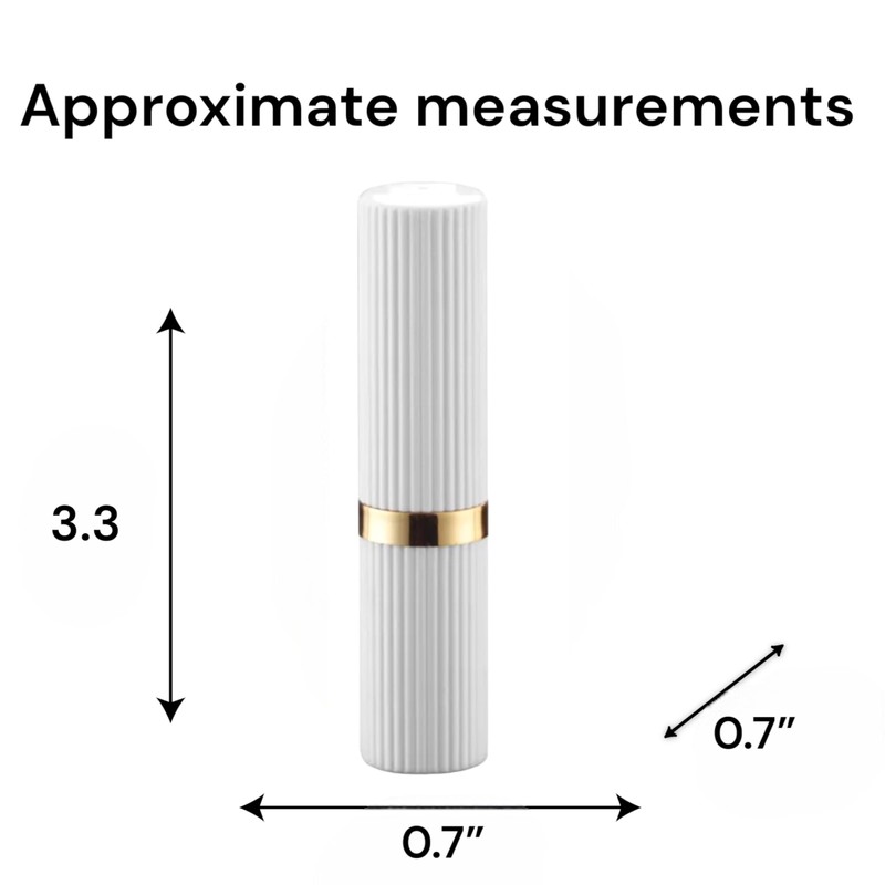 NIVEK Lipstick Lighter Vintage Style Retro Look Soft Flame Refillable