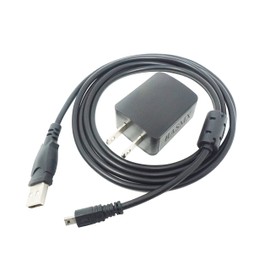 Hasmx USB Power Adapter, 5ft Extra Long UC-E6 8P Battery Charger Data Sync Cable Lead for Sony Camera Cybershot DSC W830 B/S W830 P/R W830 L/K Digital Cameras