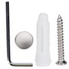 Space Aluminum Wall Mounted Hair Dryer Holder Spiral Hair Care