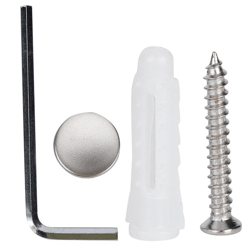 Space Aluminum Wall Mounted Hair Dryer Holder Spiral Hair Care