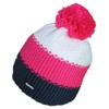 Eisbär Star Pompom Hat, Pink/Blue/White