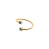 Alex and Ani December Birthstone Blue Zircon Ring Wrap