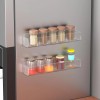 Adhesive Acrylic Double-Sided Tape Spice Rack Organizer Wall Mount for