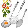 Spider Strainer Set 3pcs – Stainless Steel Skimmer Spoon Frying