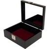 February Mountain Mother of Pearl Large Wooden Box with Hinged