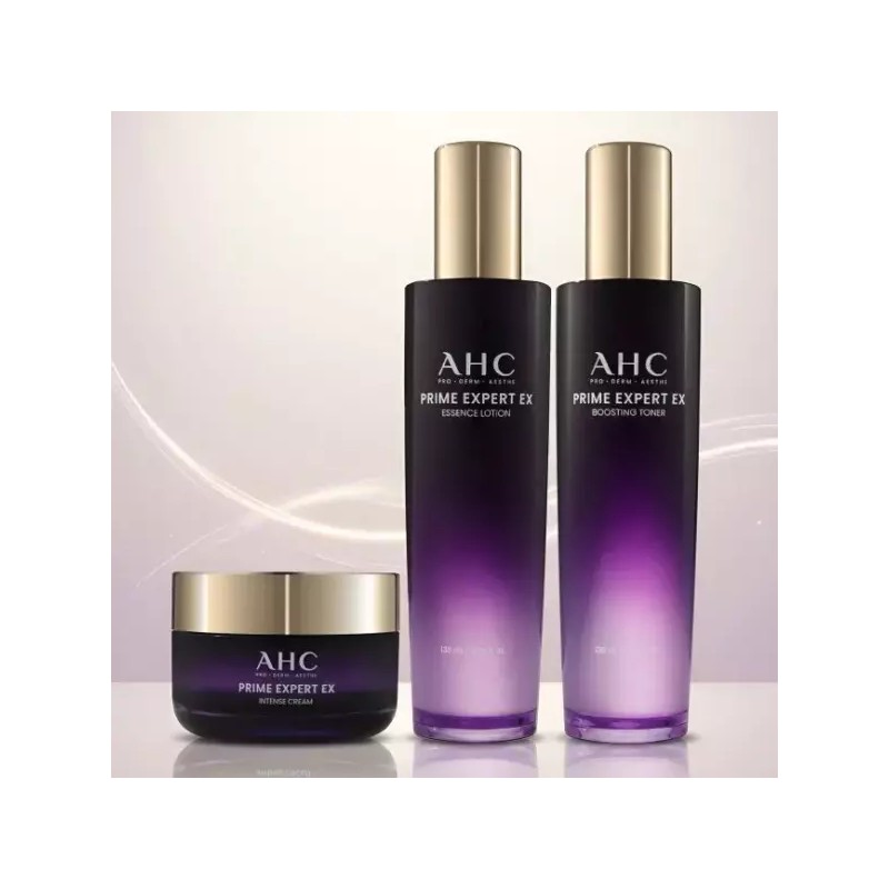 AHC 4)_-AHC 프라임 엑스퍼트 EX 골드라인 3종(토너+에멀젼+크림) AHC Prime Expert