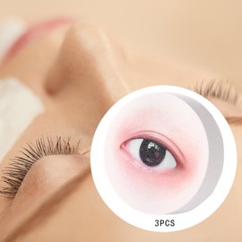 Milageto 3x Lash Sponges for Practice Lash Training Sponge Accessories, Cosmetic Makeup Sponge, Eye Shaped Sponge for Starters, brown and black