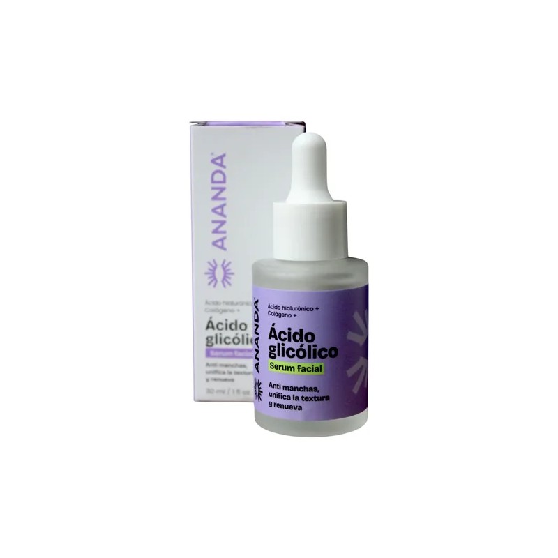 Suero Facial Acido Glicolico Exfolia Antimanchas 30ml Ananda