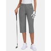 MoFiz Women's Capri Pants with Pockets Lightweight Hiking Golf Capris