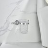 WOLIBEER Crystal Toilet Brush Holder, Chrome Toilet Cup Set with
