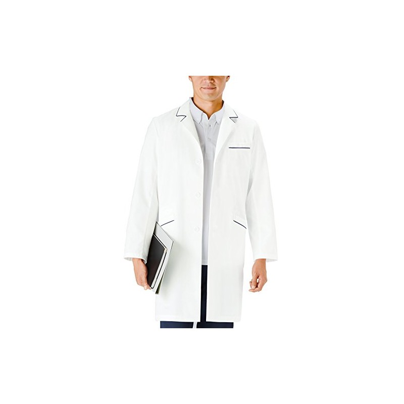 Medical Uniform White Coat Men's Coat Medical Coat (Half Length)