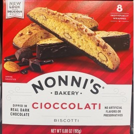 Nonni's 5x Nonni's Bakery CIOCCOLATI Biscotti Nonnis Real Dark Chocolate 6.88 oz 5 PACK