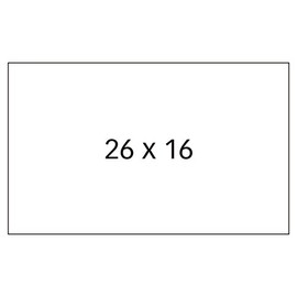 agipa Etiketten für Preisauszeichner, 26 x 16 mm, weiß