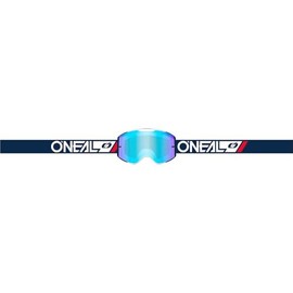 O'NEAL B-55 Safety Glasses Cram Blue/White - Radium Blue