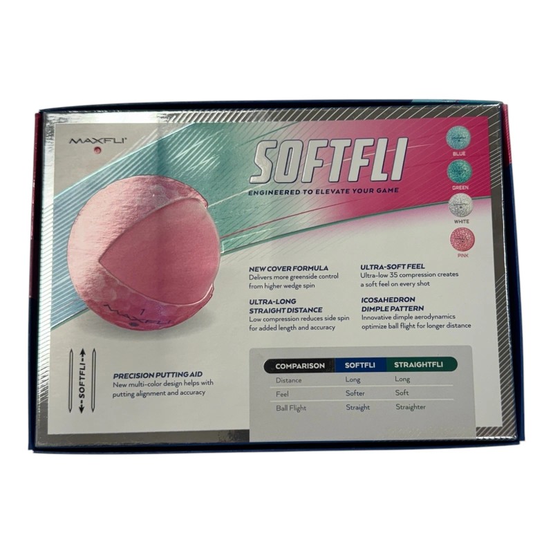 Maxfli 2023 Softfli Matte Multicolor Golf Balls