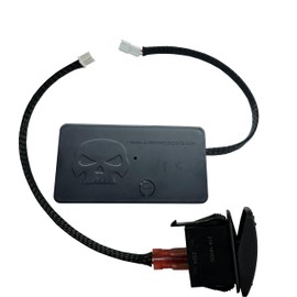 Kustom Cycle Parts Universal Garage Door Opener Remote Made to fit UTV's and Golf Carts. Plug and Play. Compatible with RZR, Ranger, Ez-Go, Club Car (Universal Compatible)