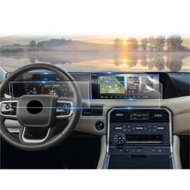 CDEFG (4Pcs for 2025 Nissan Armada Screen Protector, 12.3/14.3 Inch Generalizable Touchscreen + Gauge Cluster Accessories Nano Film