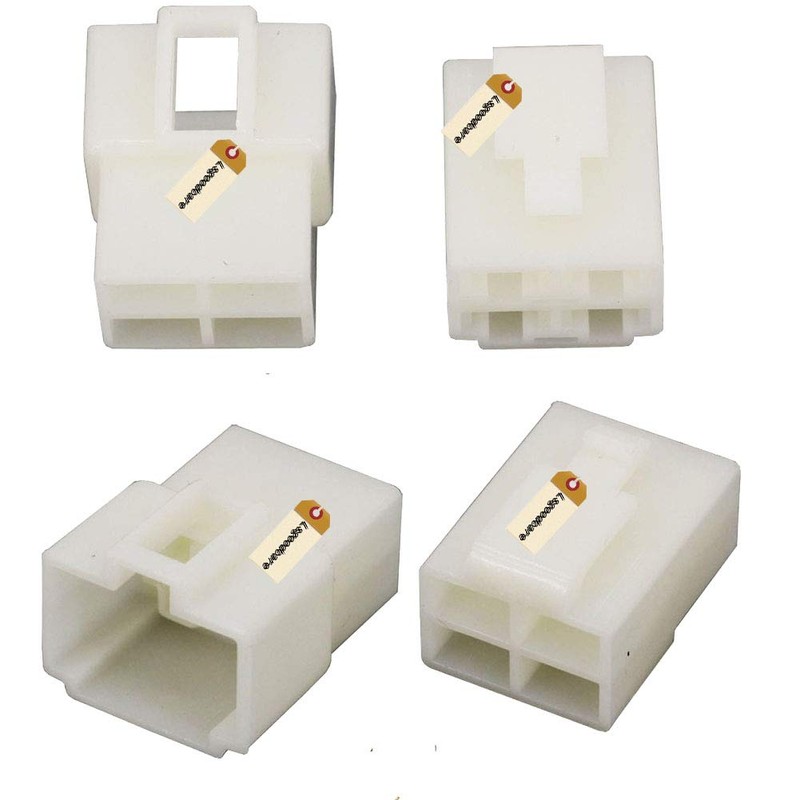 Lsgoodcare 472Pcs 6.3MM 1 2 3 4 6 8Pin Automotive