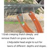 15 Inch thatch rake for lawns Heavy Duty Thatching Rake