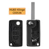 3 Buttons Car Remote Key Case for Citroen Berlingo Peugeot