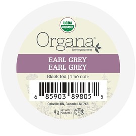 Organa Fine USDA Organic Gourmet Tea Single Serve Pods (2.0) (Earl Grey Vanilla & Bergamot, 24 Count Box)