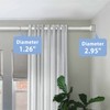 Umimile Tension Curtain Rod, 51-145 inches Adjustable Spring Shower Tension