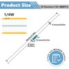 600 Pieces Various Resistance Assortment Kit 10 Ohm-1M Ohm 1%