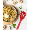 Silicone Pasta Fork, Kitchen Heat Resistant Noodle Spoon Server, BPA