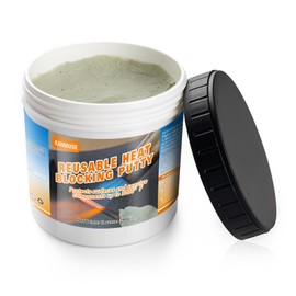 KANNIUGE 12 oz Reusable Heat Blocking Putty, Solder Heat Insulation Clay Protect Up to 3000℉ with Excellent Thermal Insulation, Thermal Absorbing Putty for Welding, Brazing, plumbing & HVAC