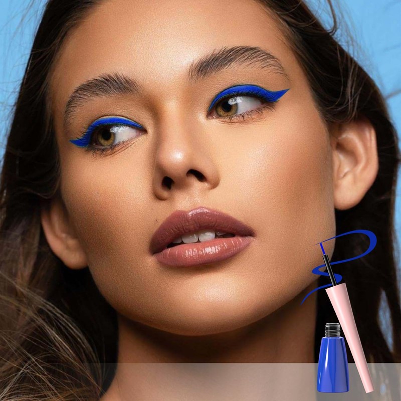 Boobeen Liquid Eyeliner Pen, Coloured Eyeliner, Waterproof and Smudgeproof, Eyeliner