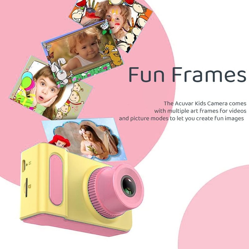 eDealz Full 1080P Kids Selfie HD Compact Digital Photo and