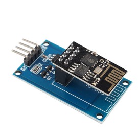 Jopto ESP8266 ESP-01 Wi-Fi Wireless Transceiver Serial Adapter Module Board 3.3V 5V ESP01 ESP-01 Adapter with ESP-01 Board Compatible with Arduino