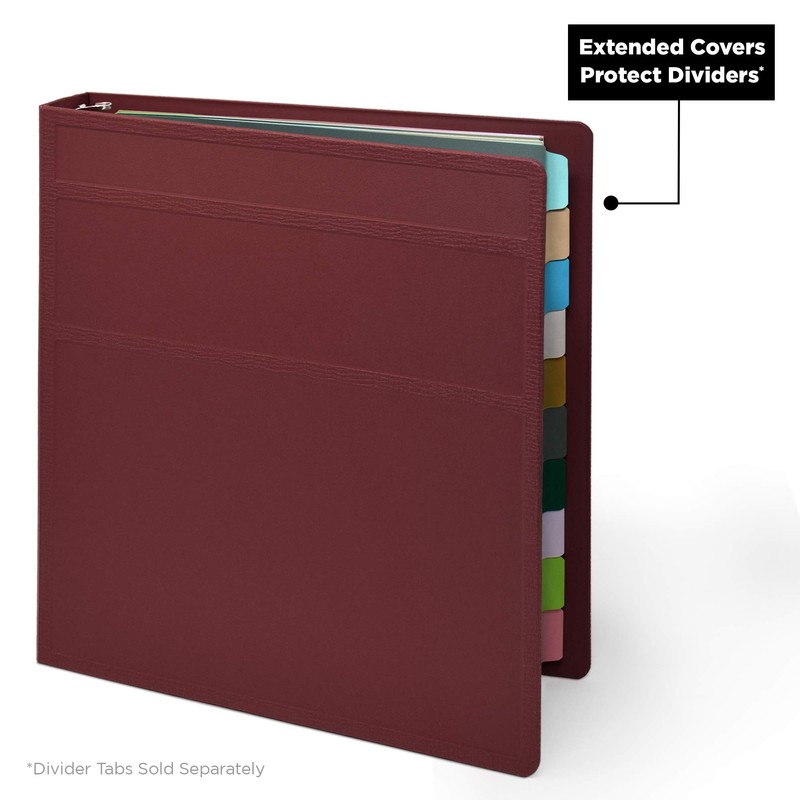 Carstens 1.5- Inch Heavy Duty 3-Ring Binder - Side Opening