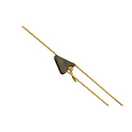 Superlight Yellow ReflectiveGuylines and Cordlocks/Cam - 1.5 M