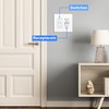 Amerisense Outlet Cover, Screwless Decorator Wall Plate, Light switch Power